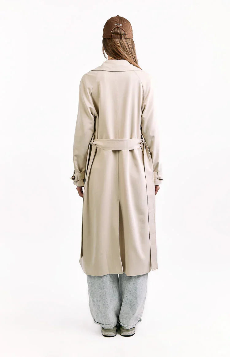 Orla Cream Belted Trench Coat